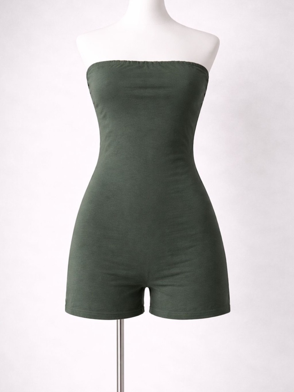 Fashion Nova Green Bike Shorts Seamless Design